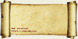 Anđela Španović vizit kartica